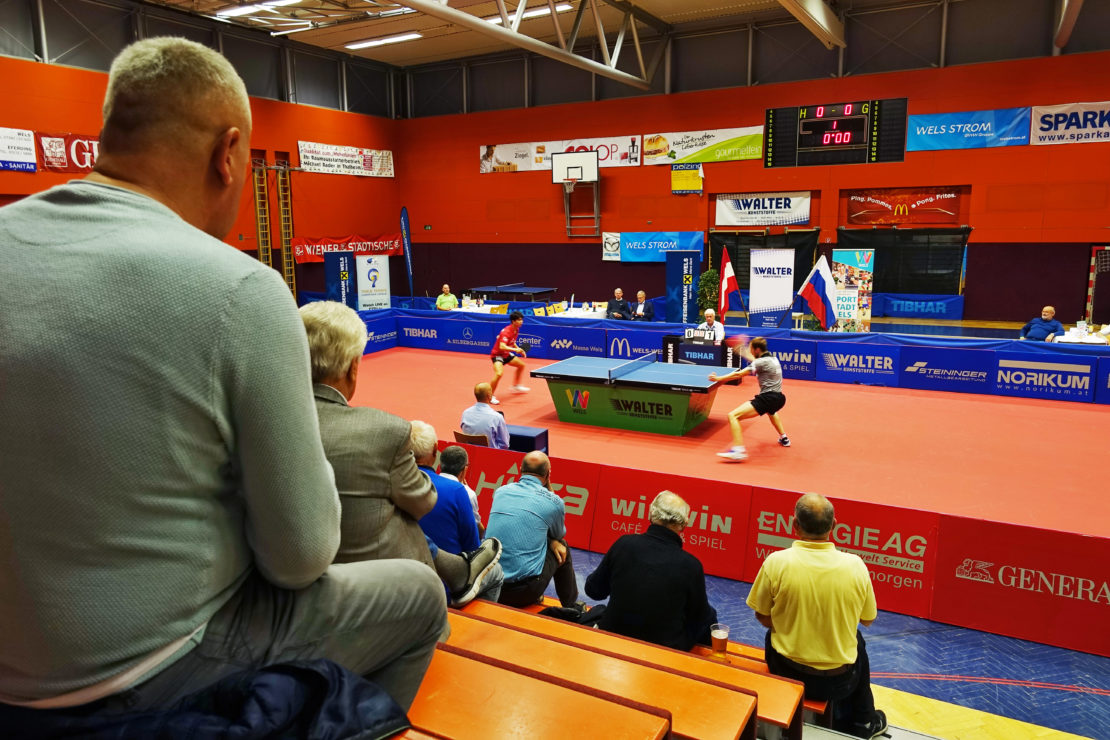 Tischtennis Champions League in Wels