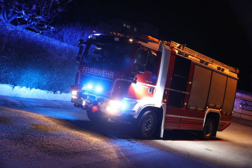 Feuerwehr bei Brandverdacht in Wels-Lichtenegg im Einsatz
