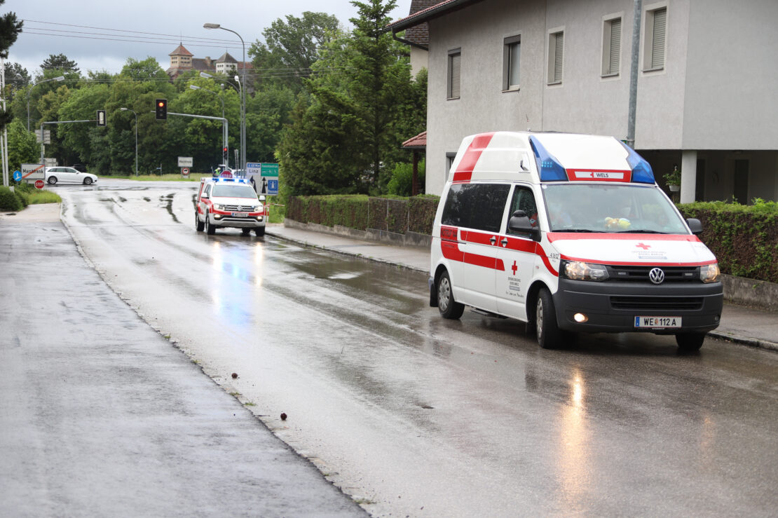 E-Bike-Lenkerin bei Sturz in Marchtrenk schwer verletzt