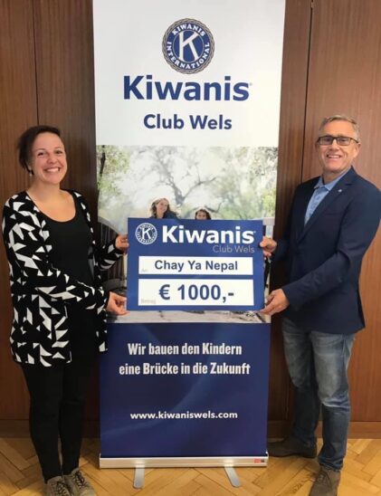 KIWANIS CLUB WELS unterstützt Kinderhilfsprojekt