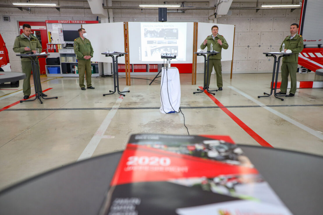 2.846 Einsätze: Bezirksfeuerwehrkommando Wels-Land präsentierte Jahresbericht für das Jahr 2020