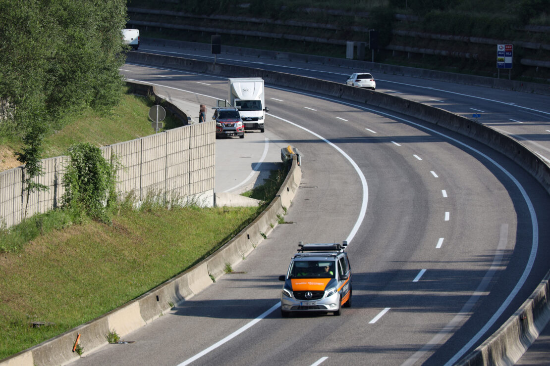 Schwere Kollision im Tunnel Steinhaus-Taxlberg auf der Innkreisautobahn bei Steinhaus