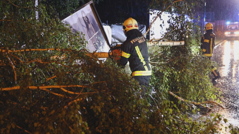 Heftige Gewitter sorgten während Nachtstunden erneut für rund 600 Einsätze in Oberösterreich
