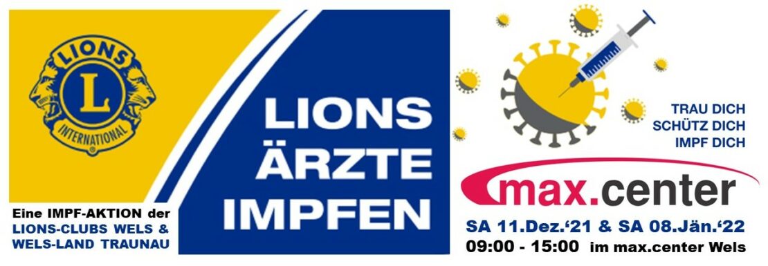 Lions Ärzte impfen im max.center