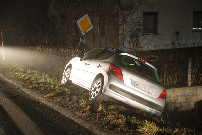 Verkehrsunfall mit Sachschaden auf Innviertler Straße bei Krenglbach