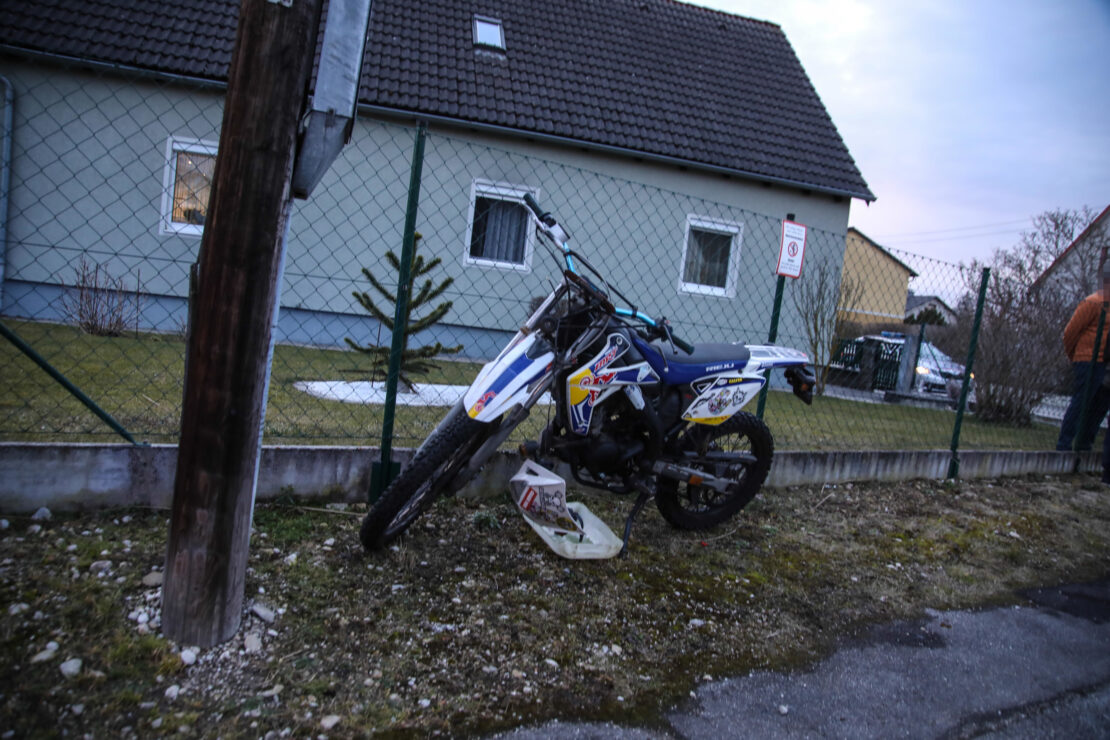 Verkehrsunfall mit Moped in Marchtrenk