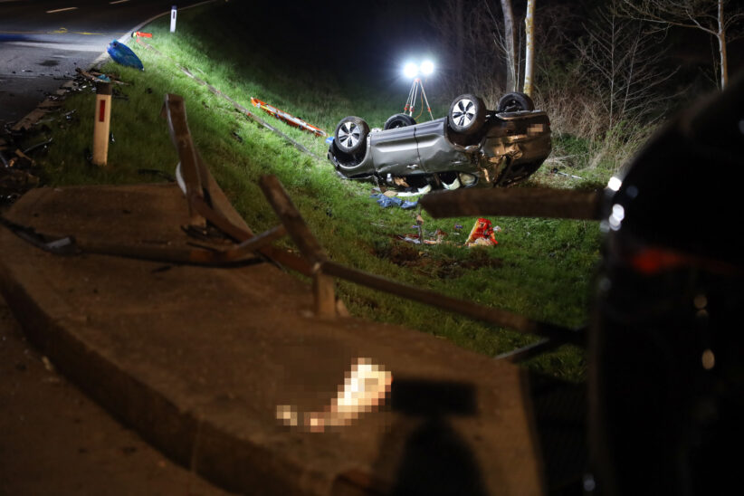 in Todesopfer bei schwerem Crash in Gunskirchen