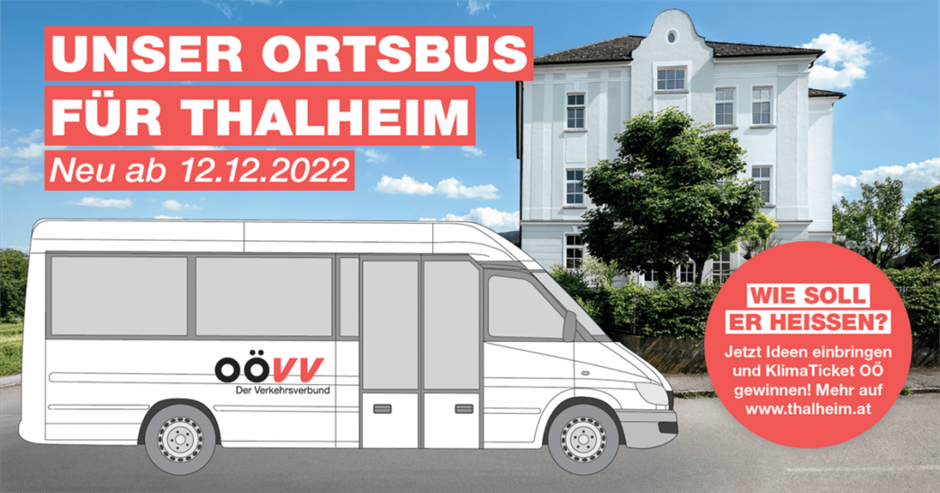 Neuer Ortsbus für Thalheim