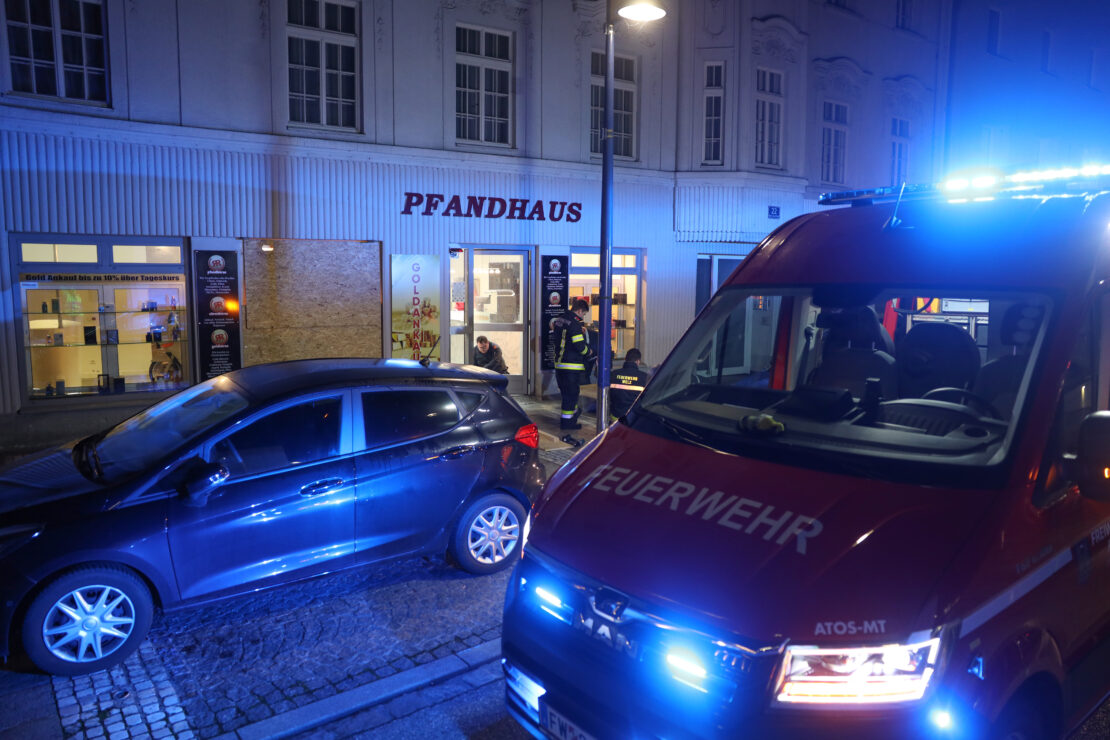 Nach Diebstahl von vermeintlichen Goldbarren wieder Einbruch bei Pfandhaus in Wels-Innenstadt
