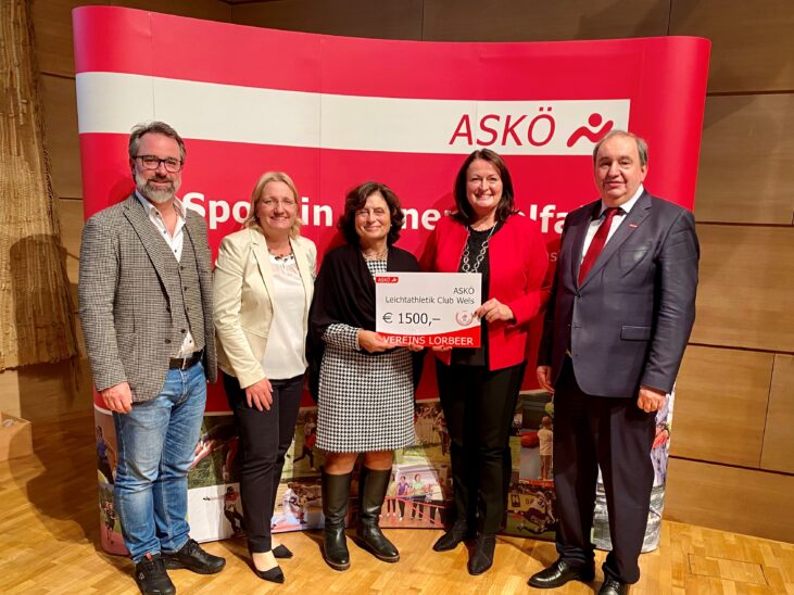 Auszeichnung: ALC Wels erhält ASKÖ Vereinslorbeer