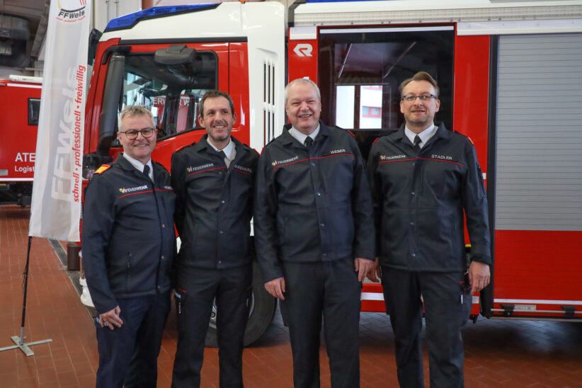 Feuerwehr der Stadt Wels hat Roland Weber zum neuen Kommandant gewählt