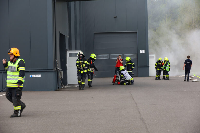 Einsatzalarmierung zu Brand eines Gewerbebetriebes in Sipbachzell stellte sich als Übung heraus