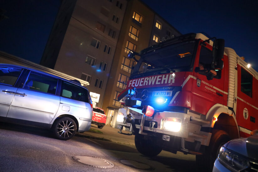 Brand einer Steckdose in einer Mehrparteienhauswohnung in Wels-Neustadt