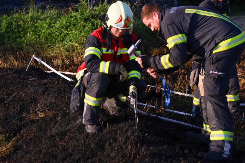 Flurbrand in Wels-Vogelweide sorgte für Einsatz der Feuerwehr