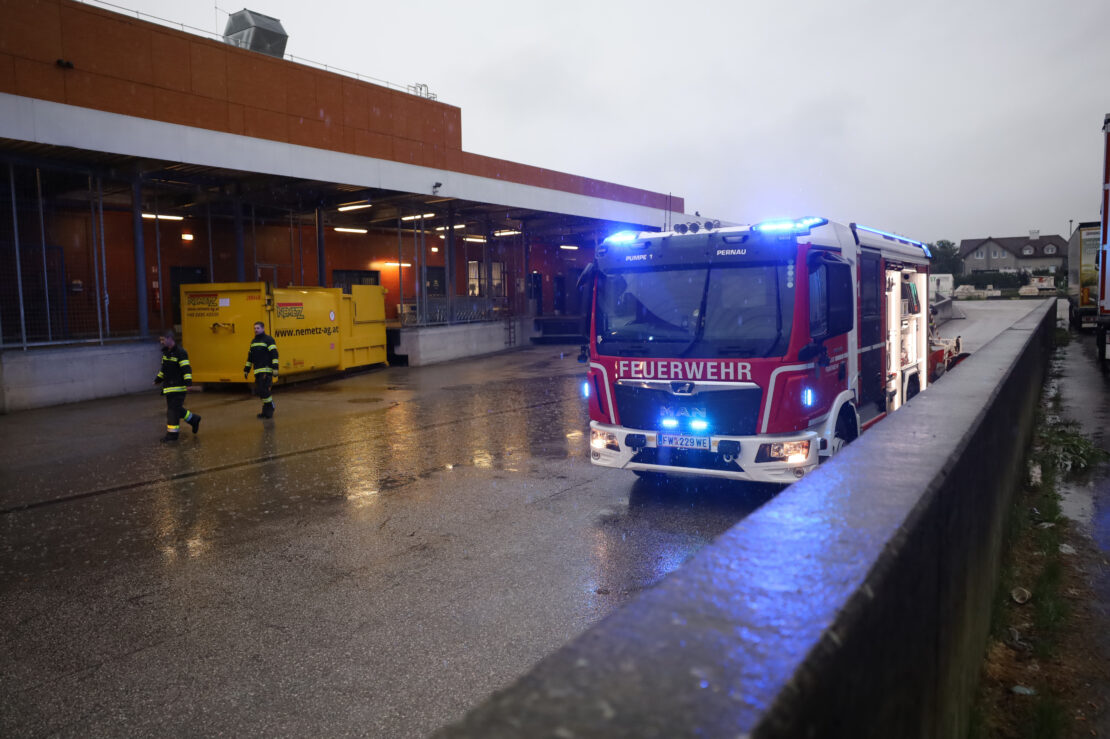 Starkregen sorgt für Einsätze der Feuerwehren in Oberösterreich