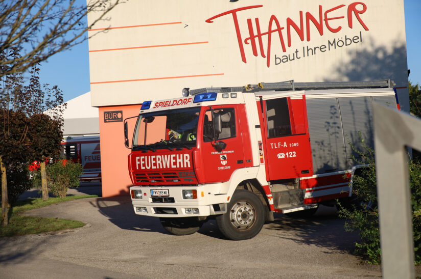 Vermeintlicher Silobrand: Schnelle Entwarnung bei Einsatz zweier Feuerwehren in Eberstalzell