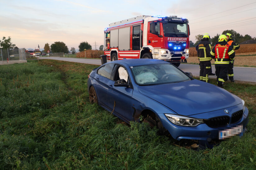 Verkehrsunfall in Gunskirchen fordert einen Leichtverletzten