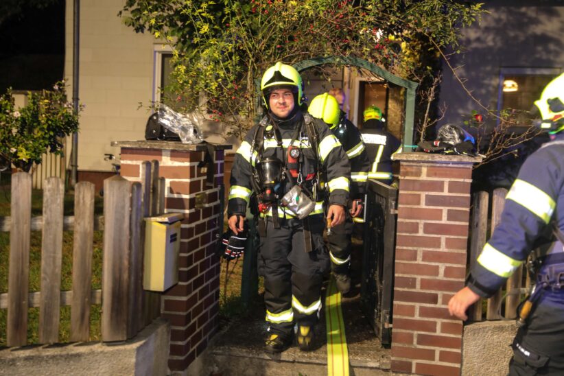 Schnelle Entwarnung bei Brandverdacht im Keller eines Einfamilienhauses in Marchtrenk