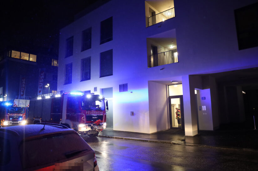 Brandmelder in einer Tiefgarage in Wels-Innenstadt löste Alarm aus