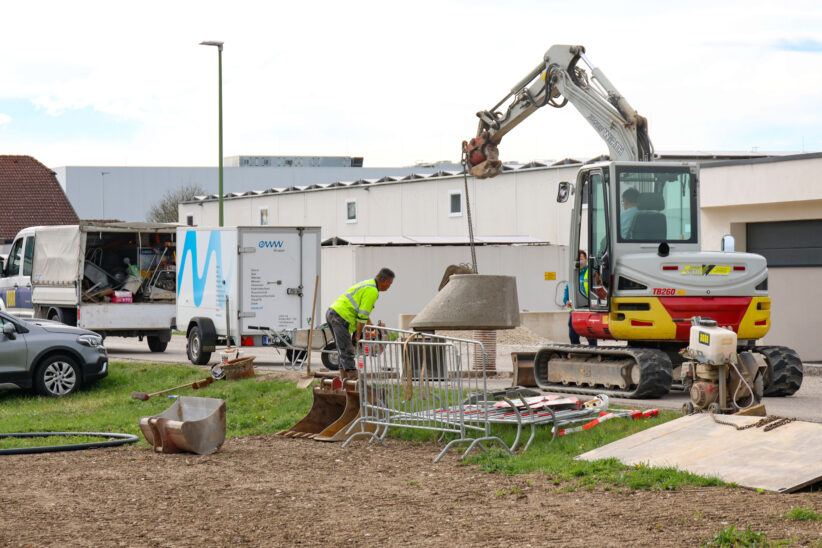 Errichtung der Notwasserversorgung in Wels-Schafwiesen nach Grundwasserverunreinigung durch Styrol